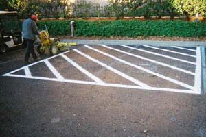 Parking Lot Line Striping 